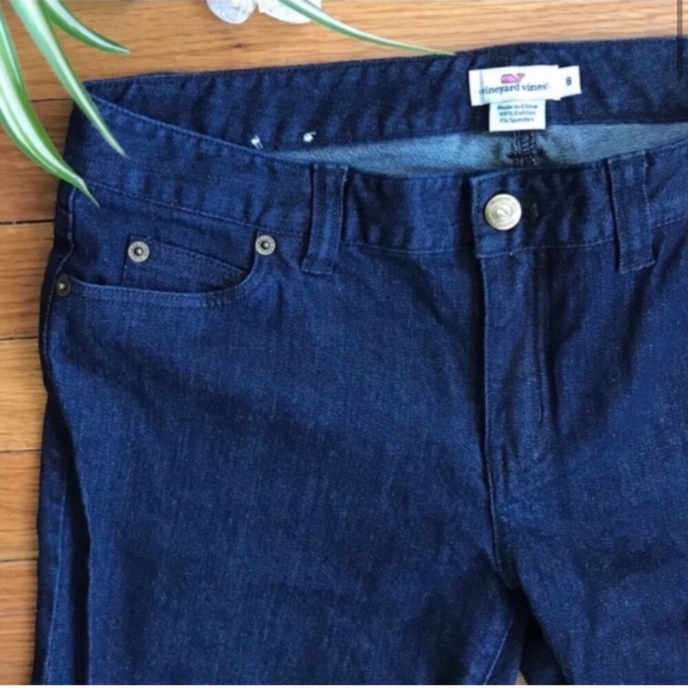 Vineyard Vines Indigo Dark Wash Skinny Jeans